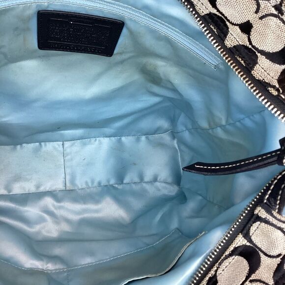 Coach Jacquard Signature Logo North South Large Gallery Tote - Picture 13 of 15